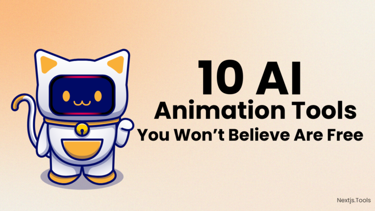 10 AI Animation Tools You Won’t Believe Are Free