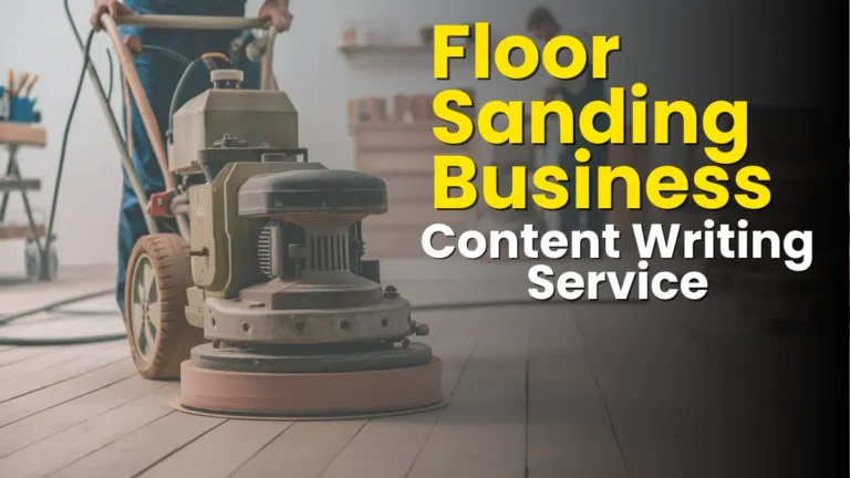 Content Writing Service for Floor Sanding Business