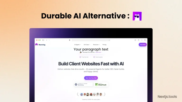 Durable AI Alternative Stunning AI